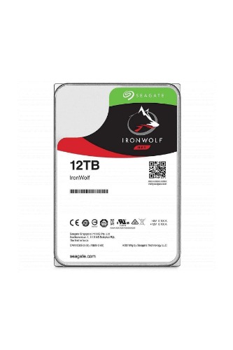 Seagate IronWolf ST12000VN0008 - Hard drive - 12 TB - internal - 3.5" - SATA 6Gb/s - 7200 rpm - buffer: 256 MB