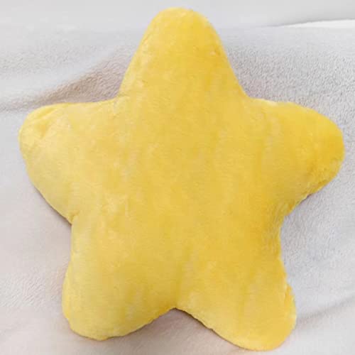 Togtlafil Star Fluff Pillow,Throw Pillow Butt Cushion Pillow,Seating Cushion,Cute Room Decor & Plush Pillow for Bedroom Sofa Chairk,15.7in (Yellow) - Yellow