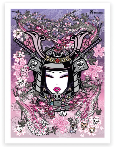 Samurai Girl Art Print | Default Title