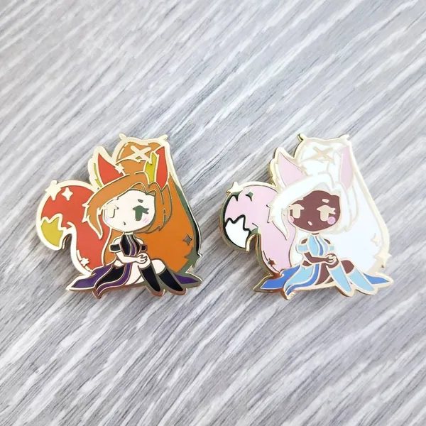 Fox Girl Hard Enamel Pin