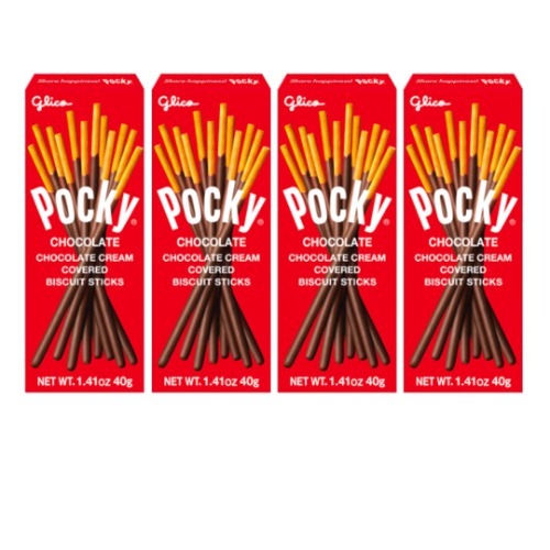Pocky Biscuit Stick 1.41oz (Pack of 4) (Chocolate) - Chocolate