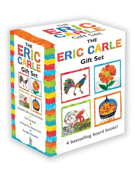 The Eric Carle Gift Set (Boxed Set): The Tiny Seed; Pancakes, Pancakes!; A House for Hermit Crab; Rooster's Off to See the World (The World of Eric Carle)