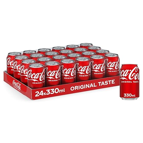 Coca-Cola Original Taste 24 x 330ml Cans - Cola - 330 ml (Pack of 24)