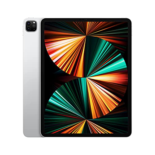 2021 Apple iPad Pro (12.9-inch, Wi-Fi, 1TB) - Silver (Renewed) - WiFi - 1T - Silver