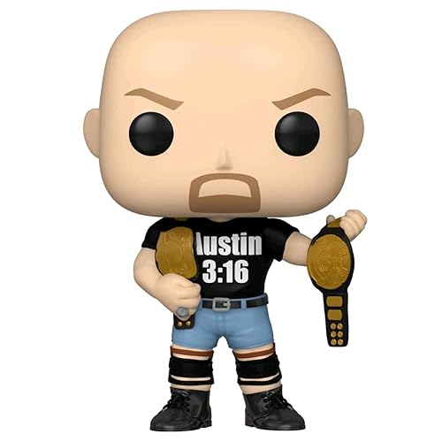 Funko Pop! WWE 7/11 Exclusive Stone Cold Steve Austion (2 Belts) #89 w/ Free Acrylic Case