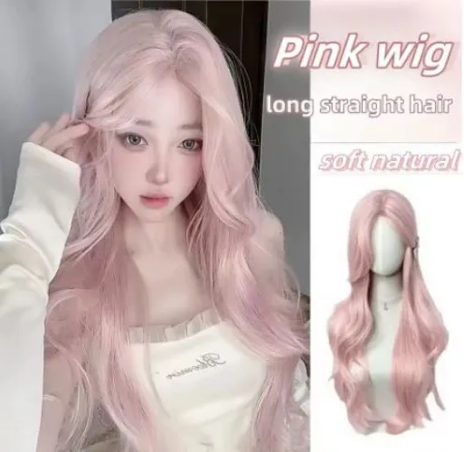 Pinkki peruukki