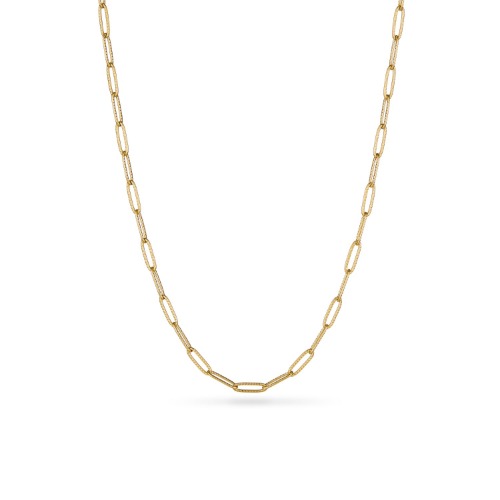 Paperclip Chain Necklace (Gold) | Default Title