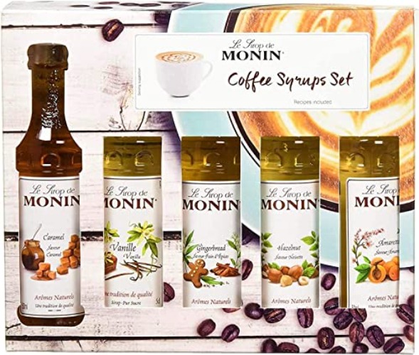 Monin Coffee Syrups Set 5x 50ml Flasche
