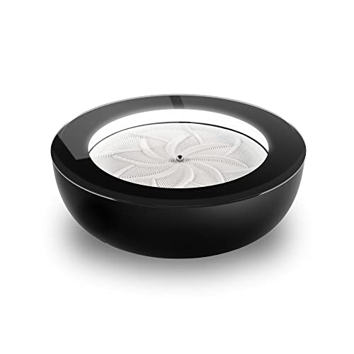 Homedics Drift Sandscape, Kinetic Sand, Perpetual Motion Machine, Zen Garden, Meditation Accessories, Decorative Sandscape, Bluetooth, iOS, Android, by Homedics (16 Inch (Small), Black) - 16 Inch (Small) - Black