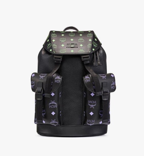 Brandenburg Backpack in Color Splash Logo Leather