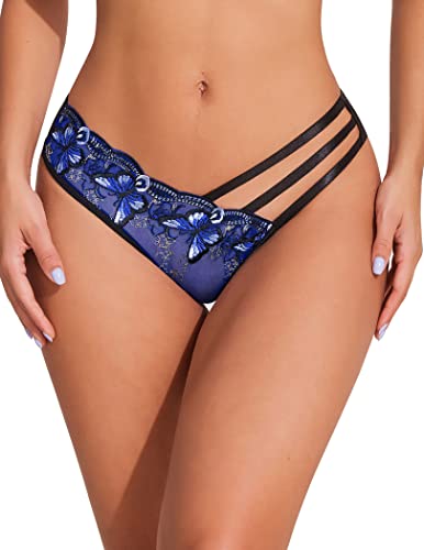 Panties - Butterfly Embroidered Underwear