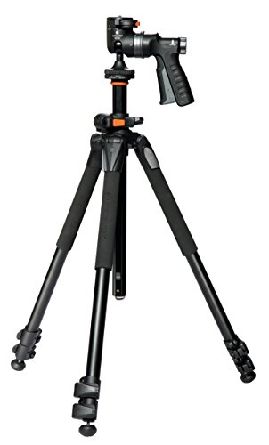 Vanguard Alta Pro 263AGH Aluminum Tripod with GH-100 Grip Head for Sony, Nikon, Canon DSLR Cameras,Black - Alta Pro 263AGH tripod kit - Tripod