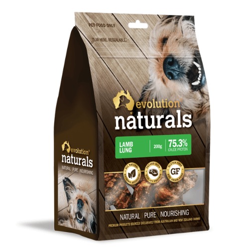 Evolution Naturals Lamb Lung Dog Treats 200G | 200g