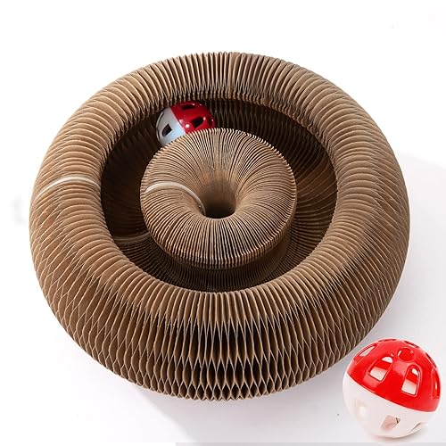 CusieryMax Magic Organ Interactive Cat Scratcher Toy - The Ultimate Interactive Mental & Physical Exercise for Indoor Cats