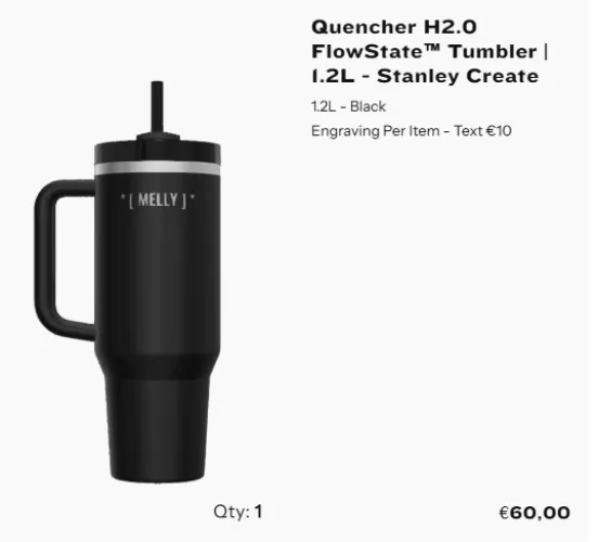 Quencher H2.0 FlowState™ Tumbler | 1.2L | Black