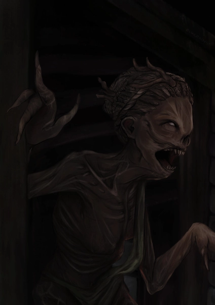 Print of The Hag DBD