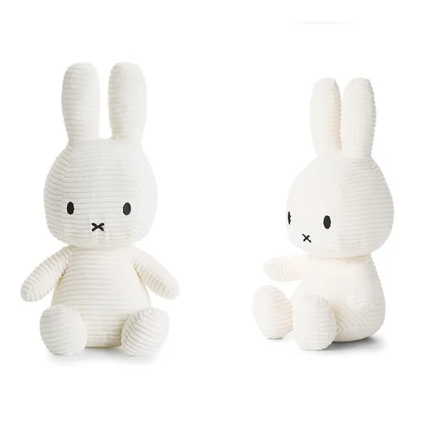 Miffy Plush Toy Cartoon Toy Miffy Rabbit 13-inch Rabbit Plush Toy Stuffed Animal Doll for Girls and Children Birthday Gifts (White) - White