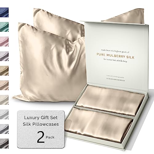 Colorado Home Co Silk Pillowcase 2 Pack