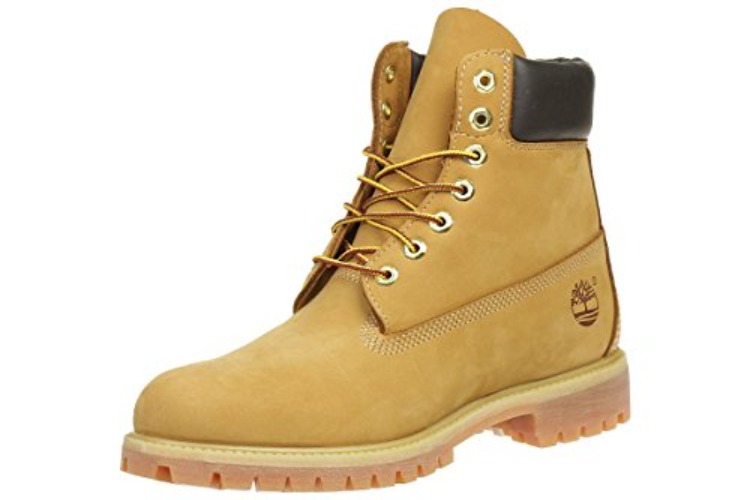 Timberland Men's 6in Premium Fashion Boots, Black Smooth, 7 Medium US Men - 11 - Wheat