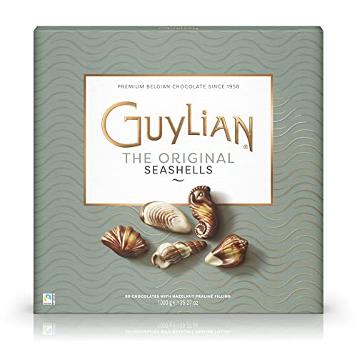 Guylian Original Seashells - Milk Chocolate Creamy Hazelnut Filling - 1KG - Chocolate - 1 kg (Pack of 1)