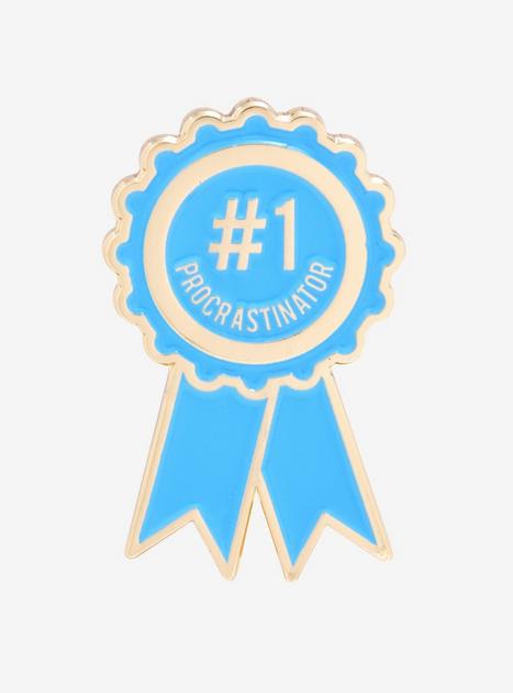 Procrastinator Enamel Pin | $6