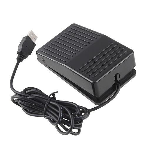 iKKEGOL USB Foot Switch Singal Pedal Footswitch Game Control Action HID for Keyboard Mouse PC Laptop