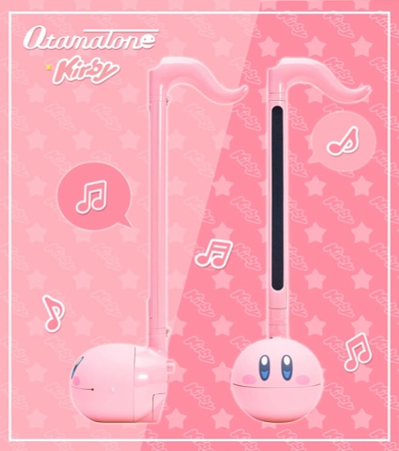 Otamatone [Kirby - English Version Pink Hero Video Game Character Japanese Electronic Musical Instrument Portable Synthesizer from Japan