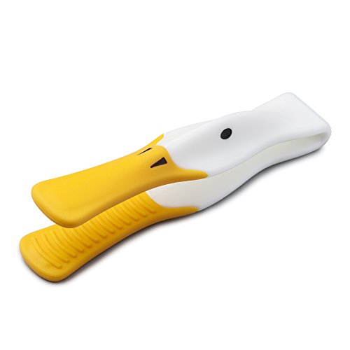 Zeal J202W Duck Toast Tongs, White - White - Single