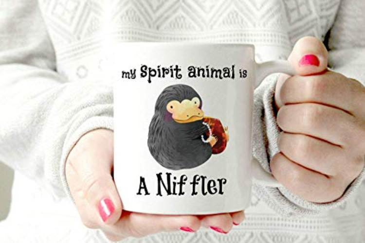 Niffler Mug. My Sprit Animal is a Niffler.Fantastic Beasts and Where to find Them -New Film Movie Newt Scamander. Queenie