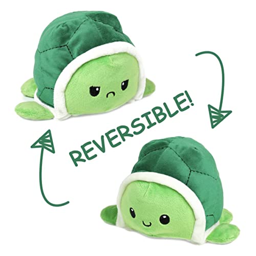 Reversible Turtle Plush | All New Turtle Plushie Like the Famous Reversible Octopus Plush | Cute teddy Plushies for Stress Relief | Happy Sad Octopus Toy Reversible | Mood Toy Plush