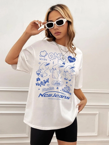 NewJeans Kpop Shirt, NewJeans Merch, NewJeans Shirt, Newjeans album,NewJeans Bunny Logo Shirt,NewJeans Merch,Korean shirt,Newjeans sweater