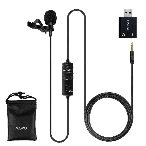 LV1-USB | Universal USB Lavalier Mic | Movo