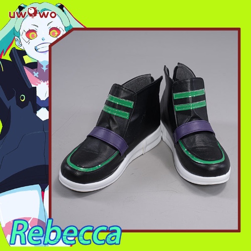 【Pre-sale】Uwowo Anime Cyberpunk: Edgerunners Cosplay Shoes Rebecca Cosplay Shoes - 38
