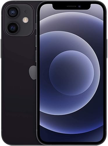 Apple iPhone 12 Mini, 64GB, Black - Unlocked (Renewed) - 64GB - Black - Unlocked - Renewed