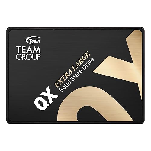 TEAMGROUP QX 4TB 3D NAND QLC 2.5 Inch SATA III Internal Solid State Drive SSD R/W Speed up to 560/500 MB/s 1000TBW Laptop & PC Desktop T253X7004T0C101 - 4TB - Quantum (QX)