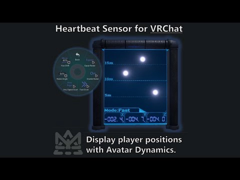 Heartbeat Sensor for VRChat [Military, Gadget, Tactical, Prop, Avatar]