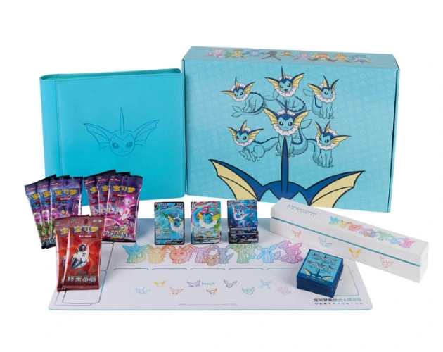 Pokemon TCG S-Chinese Eevee GX Gift Box Vaporeon Jolteon Flareon Card 