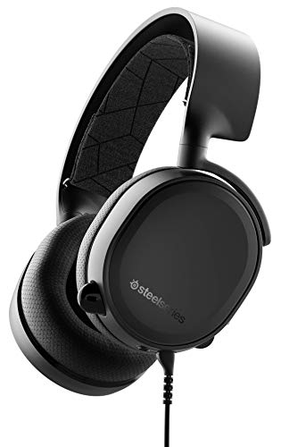 SteelSeries Arctis 3 Console - Stereo Wired Gaming Headset for PlayStation 5, PS4, Xbox One, Nintendo Switch, VR, Android and iOS - Black - Arctis 3 Console - Wired - Black