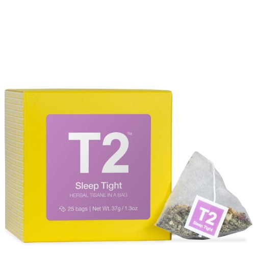 T2 Tea Sleep Tight Herbal Tea Bags in Box, 25-Count