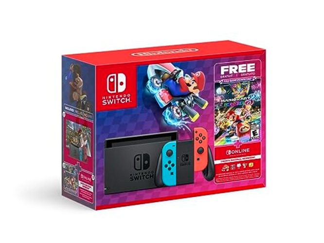 Nintendo Switch™ Mario Kart™ 8 Deluxe Bundle (Full Game Download + 3 Mo. Nintendo Switch Online Membership Included) - Console - Nintendo Switch Mario Kart 8 Deluxe Bundle (Full Game Download + 3 Mo Switch Online Membership Included)