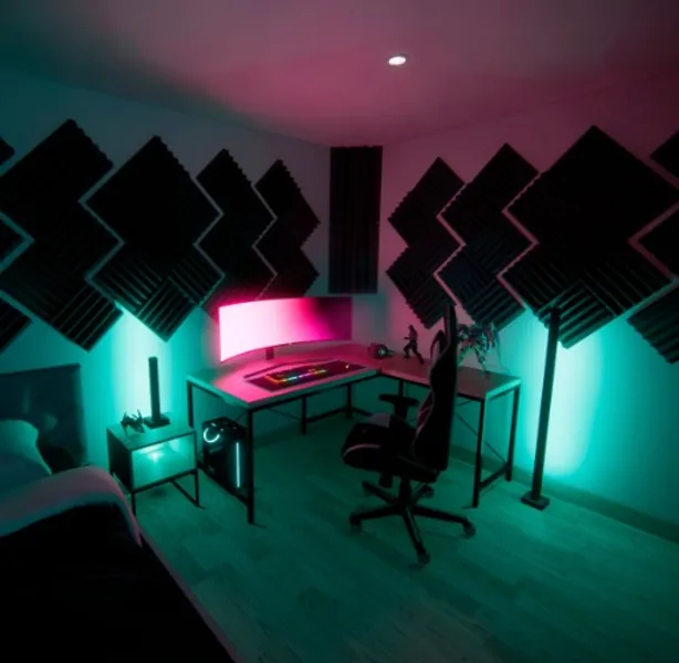 Acoustic Foam Panels For Streaming - Eliminate Echoes And Get Better Sound Clarity