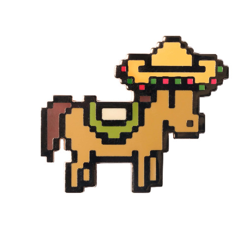 Stardew Valley - Pixel Sombrero Horse Pin | Default Title