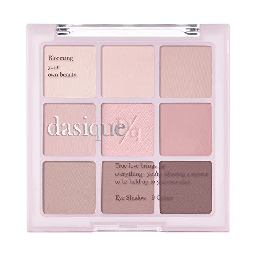 dasique Shadow Palette #13 Cool Blending l Vegan, Cruelty-Free l 9 Blendable Shades in Smooth Matte Finish - 13 Cool Blending