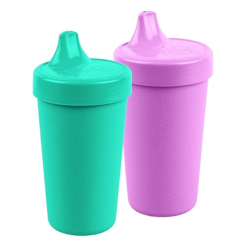 2 Pack Sippy Cups for Toddlers, 10 Oz. - Reusable Spill Proof Cups