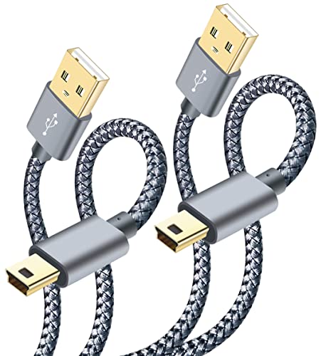 Mini USB Cable Braided 6ft