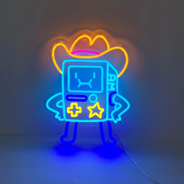 Adventure Time BMO Neon Sign