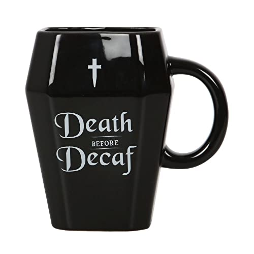 something different - Death Before Decaf - Coffin Mug