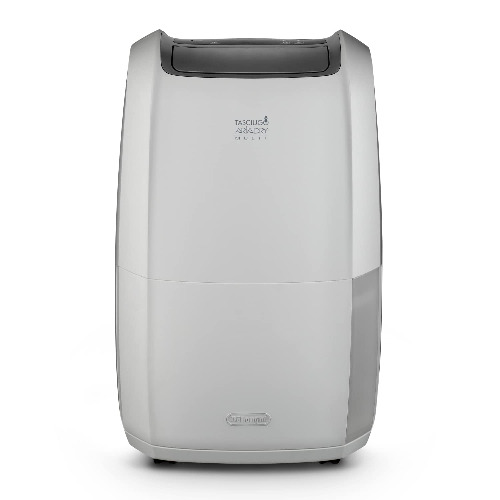 De'Longhi Tasciugo AriaDry Multi DDSX225 Dehumidifier 25L/24 H, Home Moisture Control, Portable Unit, Laundry Function, R290 Natural Gas, 12h Timer, 44 Decibels, White