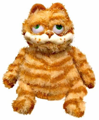ZHAOFAFA Fat Orange Plush Cat Stuffed Animals Toy,Lifelike Yellow Tabby Cat Kitty Toy for Boys and Girls Children Xmas Birthday Gift,11.8 /17.7 Inches (11.8 in（30 cm）) - Orange
