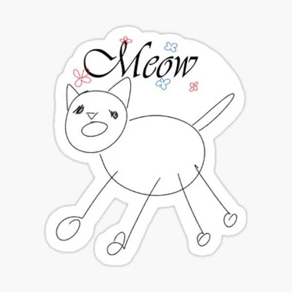 Cat Sticker by SnoopsDoops
